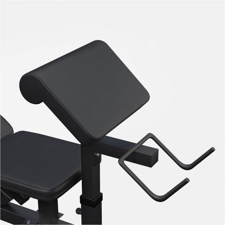 Stație de forță Universal incl., set de haltere cu mâner din plastic 100 kg