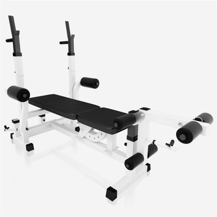 Stație de forță Universal incl., set de haltere cu mâner din plastic 100 kg