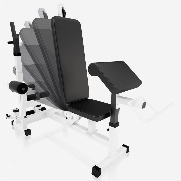 Stație de forță Universal incl., set de haltere cu mâner din plastic 100 kg