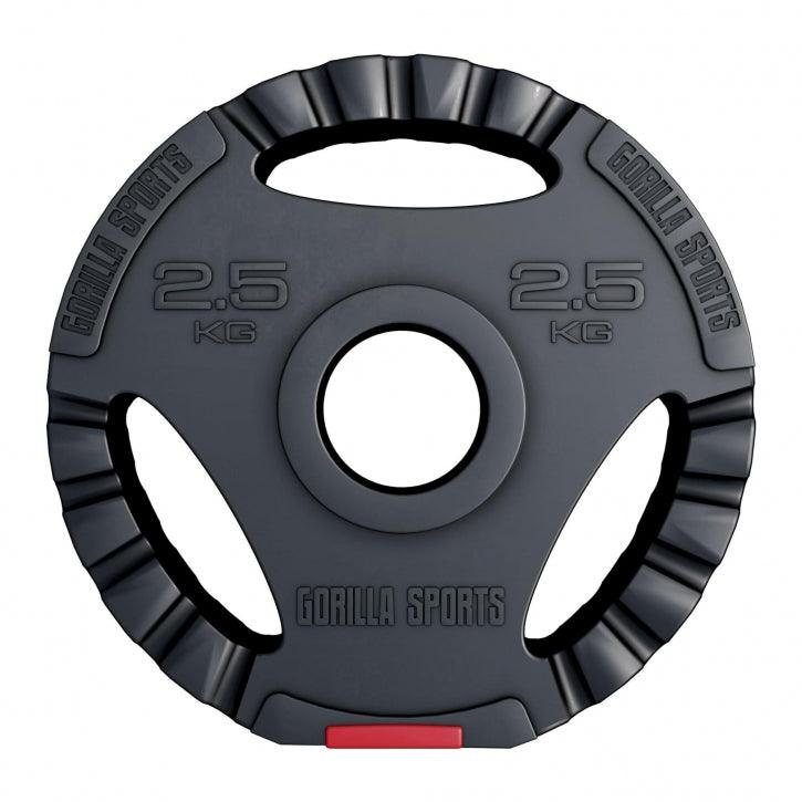Disc de halteră din plastic Gripper Olympia 1,25 - 15 kg