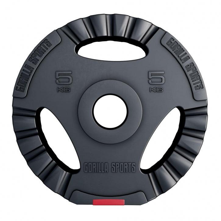 Disc de halteră din plastic Gripper Olympia 1,25 - 15 kg