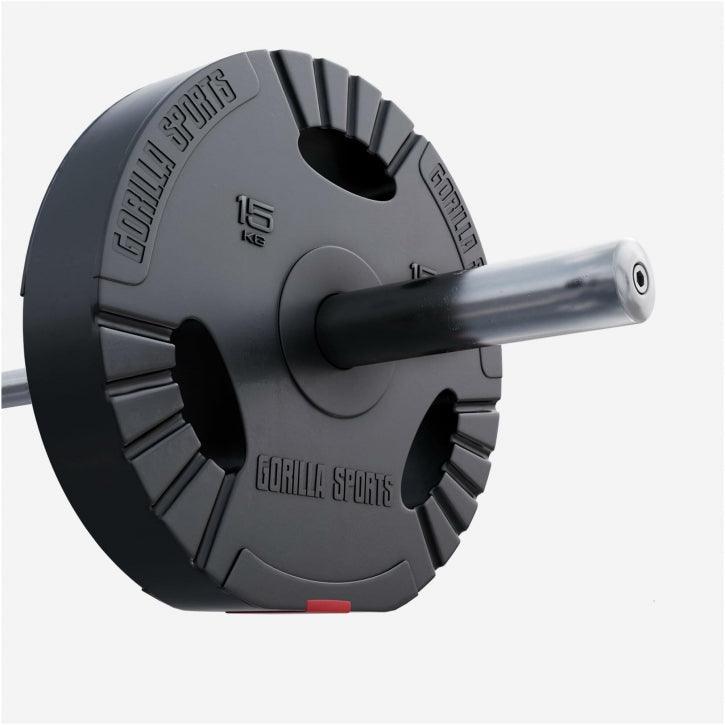 Disc de halteră din plastic Gripper Olympia 1,25 - 15 kg
