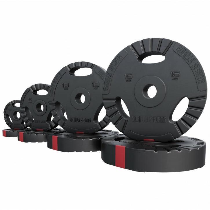 Disc de halteră din plastic Gripper Olympia 1,25 - 15 kg