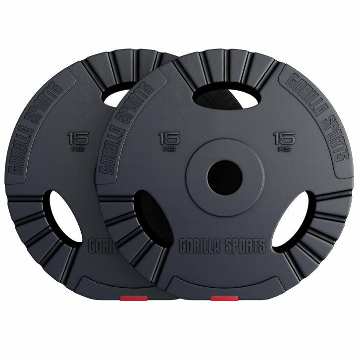 Disc de halteră din plastic Gripper Olympia 1,25 - 15 kg