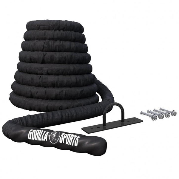 Sfoara fitness 9 metri cu suport de montare inclus Gorilla Sports