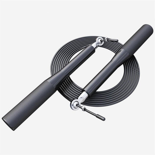 Coardă de sărit cu mâner striat, reglabilă până la 300 cm