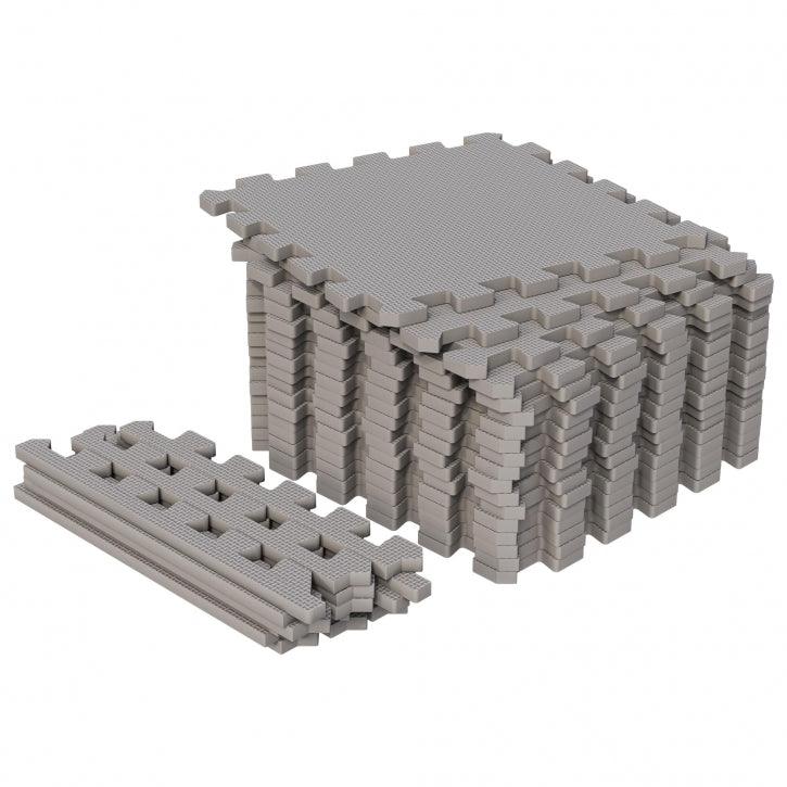 Set de covorașe de protecție pentru podea 30x30 cm - 18 covorașe incluse, capete de capăt