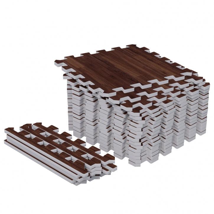 Set de covorașe de protecție pentru podea 30x30 cm - 18 covorașe incluse, capete de capăt