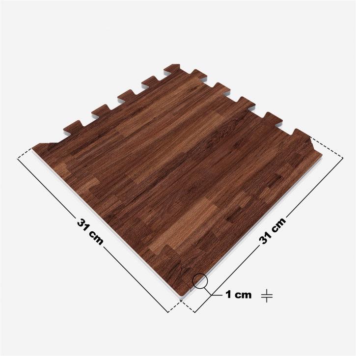 Set de covorașe de protecție pentru podea 30x30 cm - 18 covorașe incluse, capete de capăt