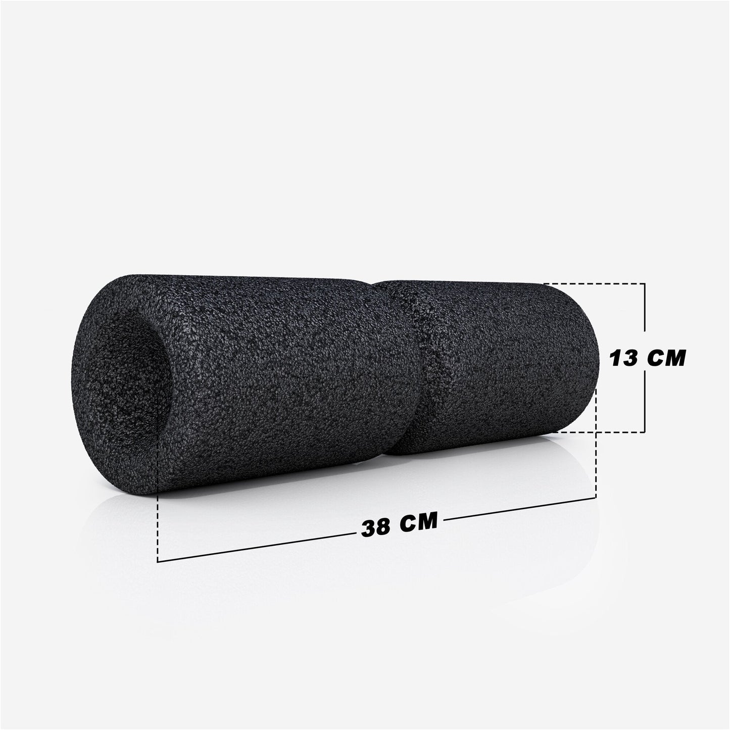 Rolă pentru fascii de 38 cm cu canelură circulară