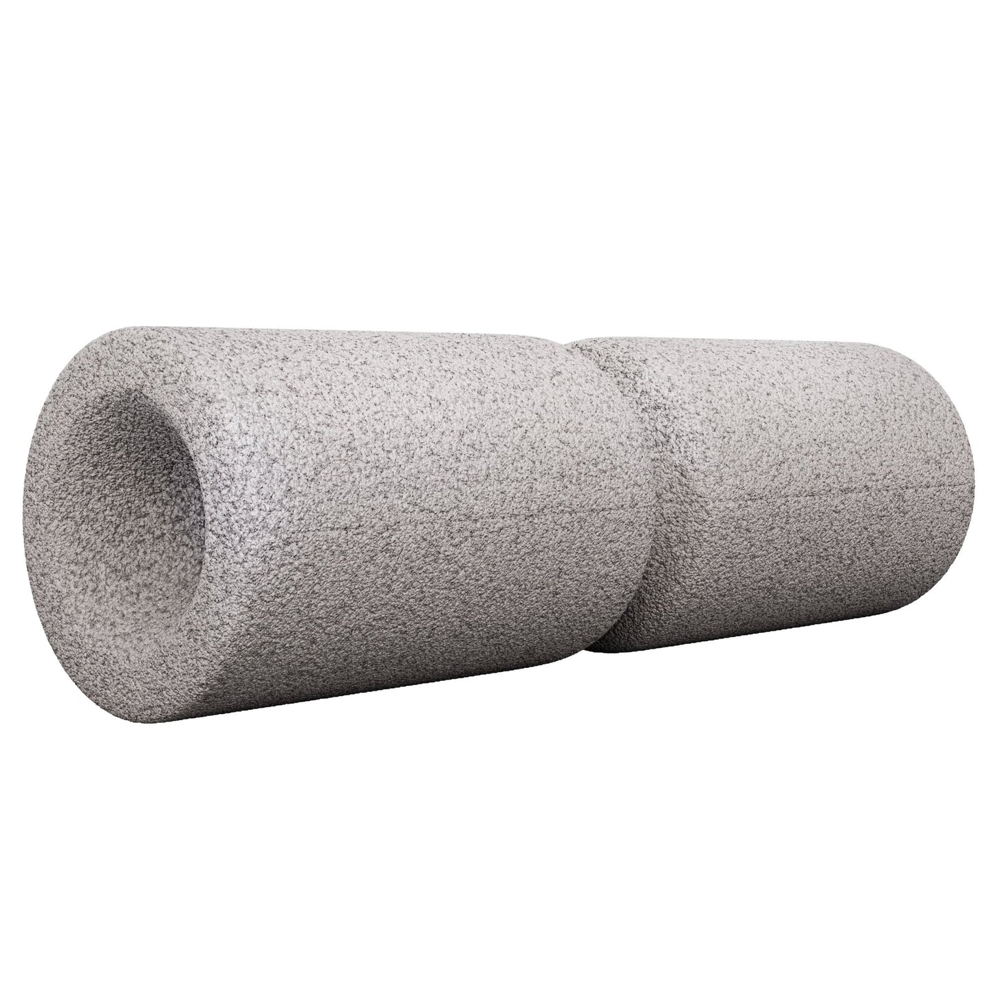 Rolă pentru fascii de 38 cm cu canelură circulară