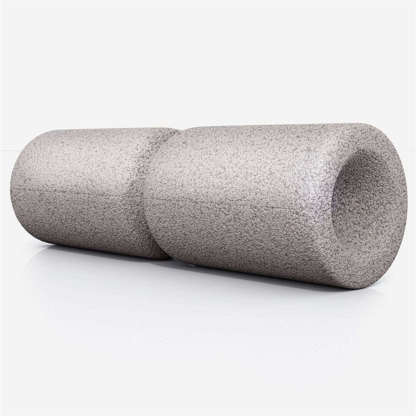 Rolă pentru fascii de 38 cm cu canelură circulară