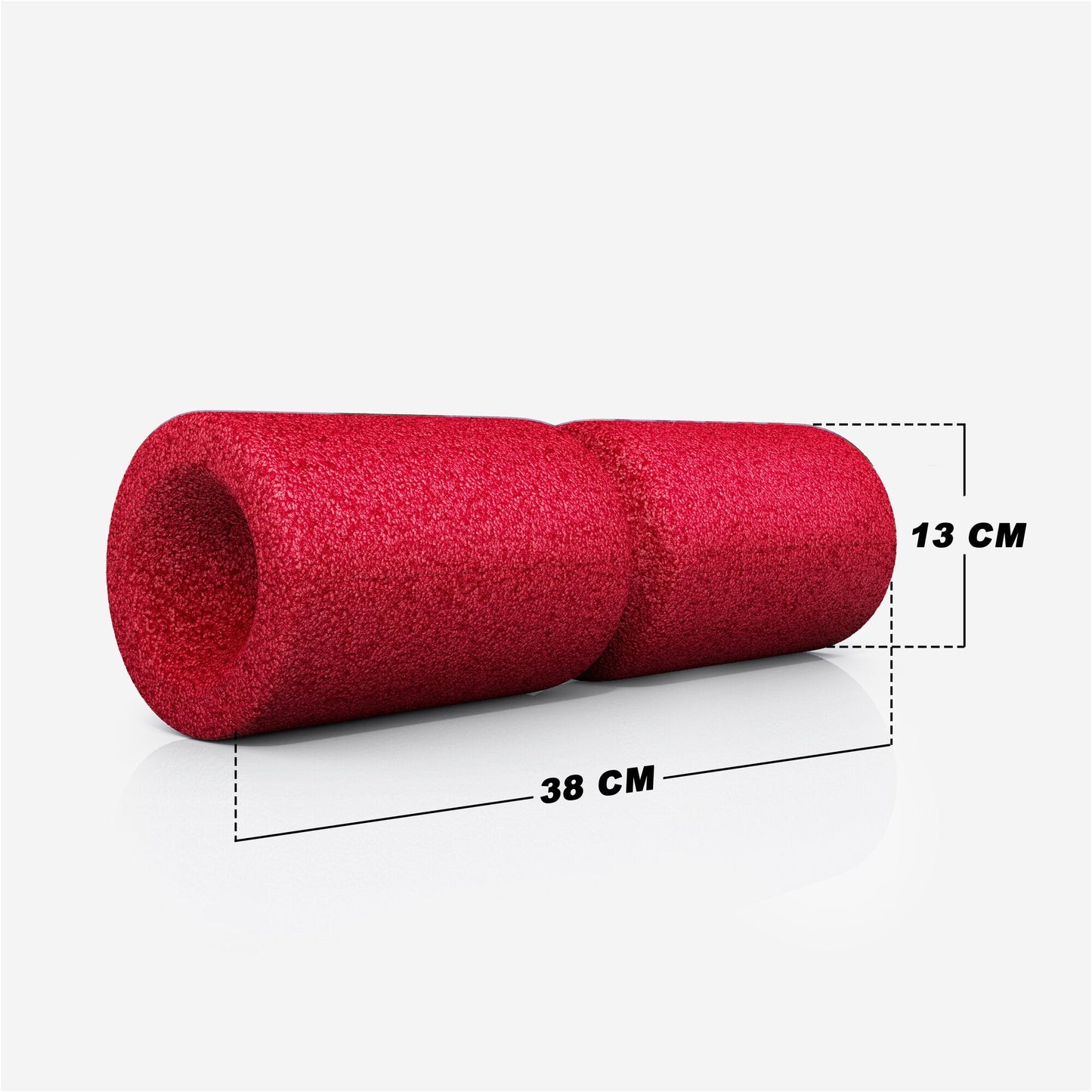Rolă pentru fascii de 38 cm cu canelură circulară