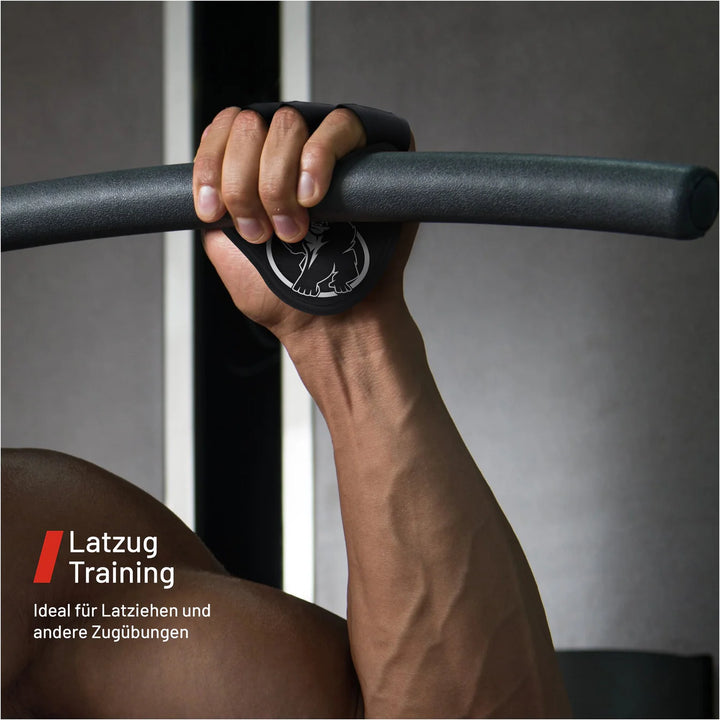 Set 2 Pad-uri Fitness cu Silicon, Gorilla Sports, Marime Universala, Negru