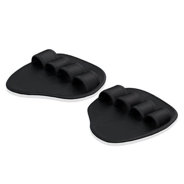 Set 2 Pad-uri Fitness cu Silicon, Gorilla Sports, Marime Universala, Negru