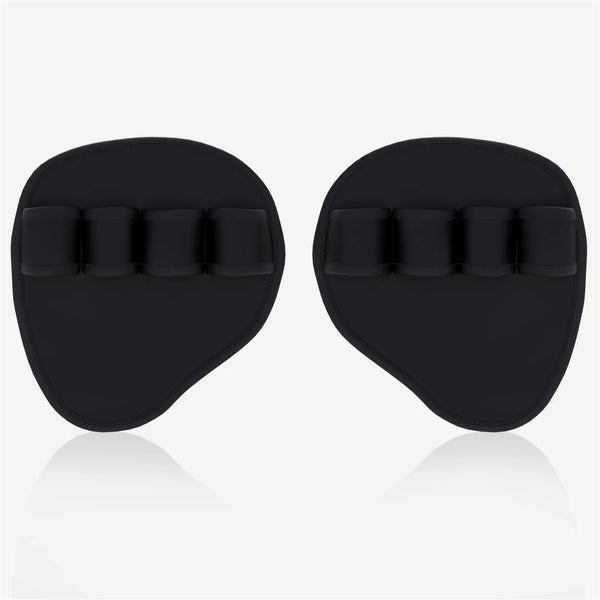 Set 2 Pad-uri Fitness cu Silicon, Gorilla Sports, Marime Universala, Negru