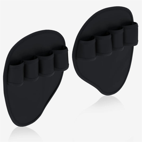 Set 2 Pad-uri Fitness cu Silicon, Gorilla Sports, Marime Universala, Negru