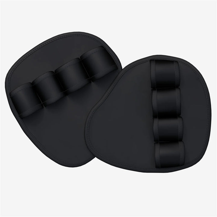 Set 2 Pad-uri Fitness cu Silicon, Gorilla Sports, Marime Universala, Negru