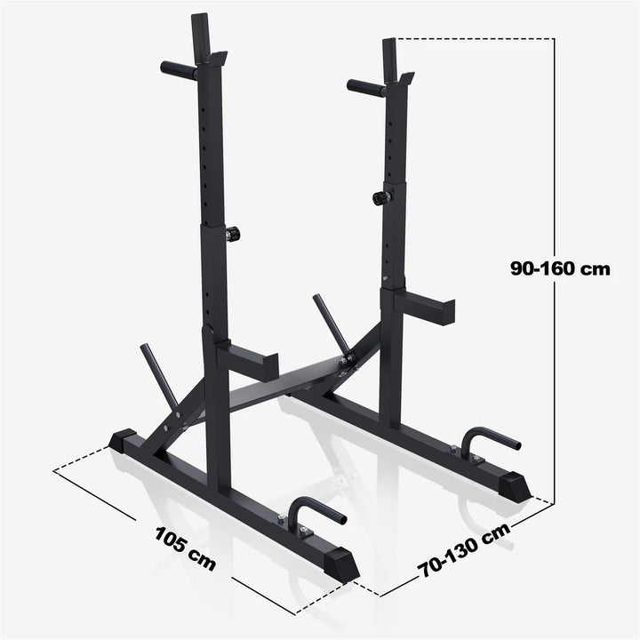 Squat Rack multifunctional, negru Gorilla Sports