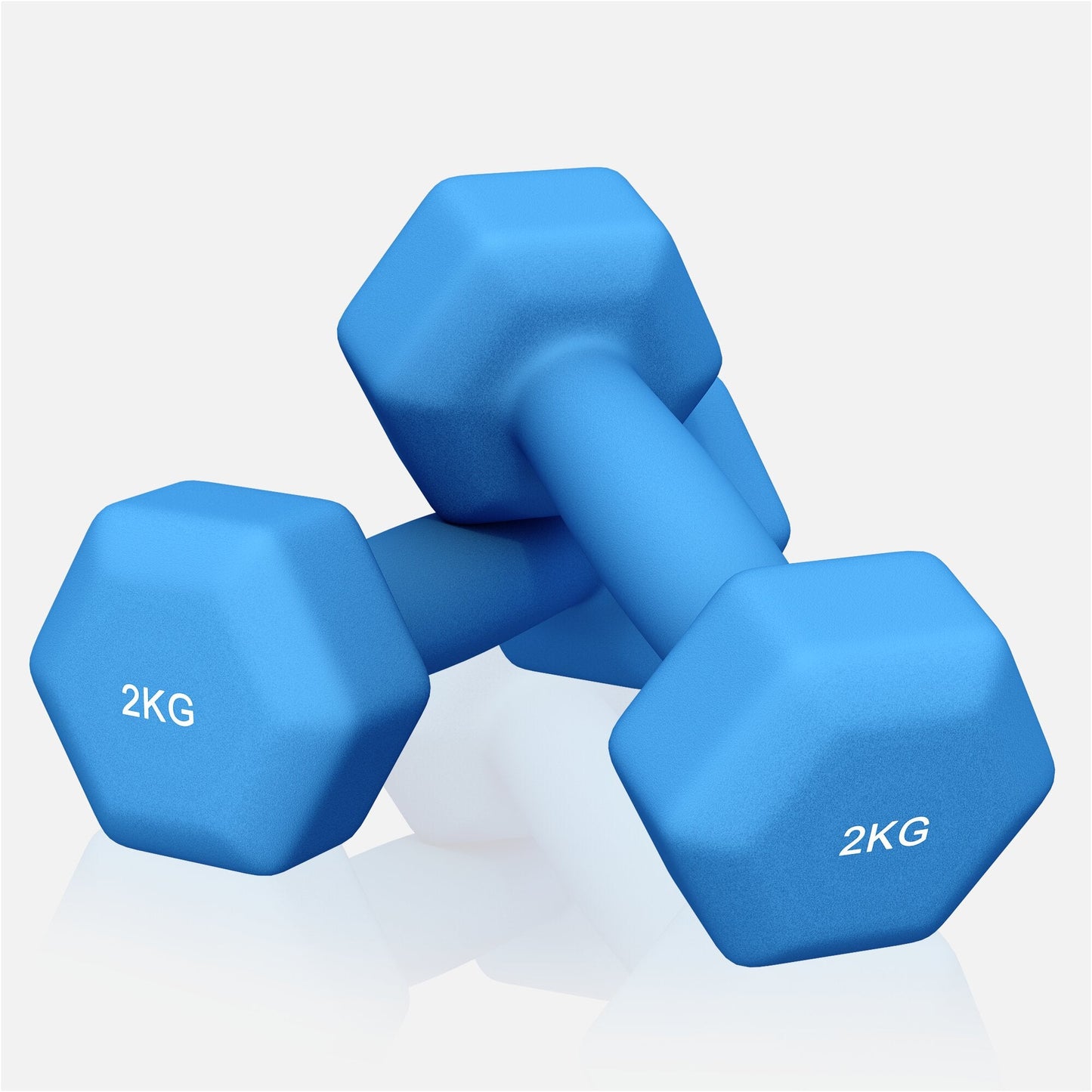 Halterele de gimnastică din neopren Hexagon 2 - 10 kg