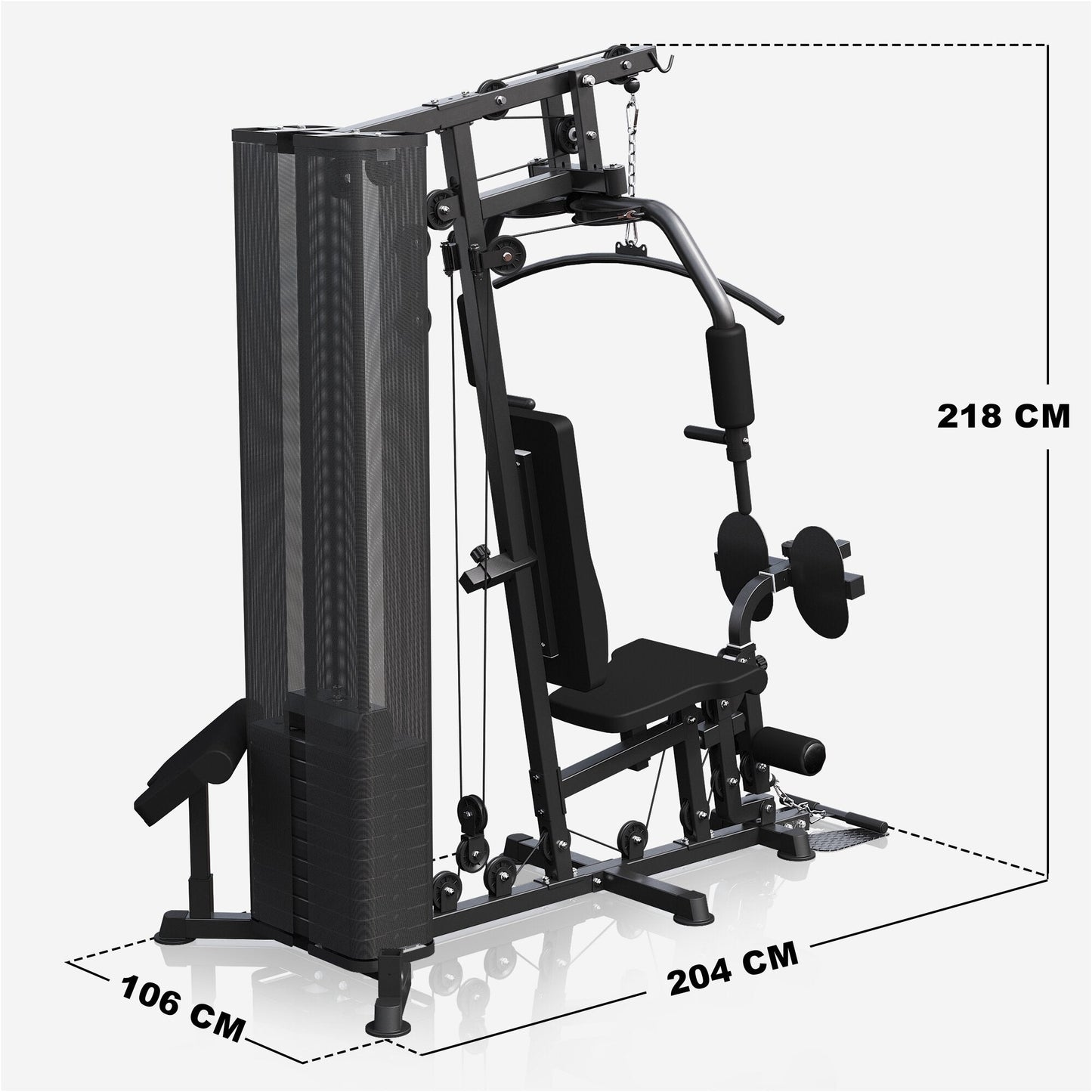 Stație de antrenament Home Gym incl., greutăți modulare