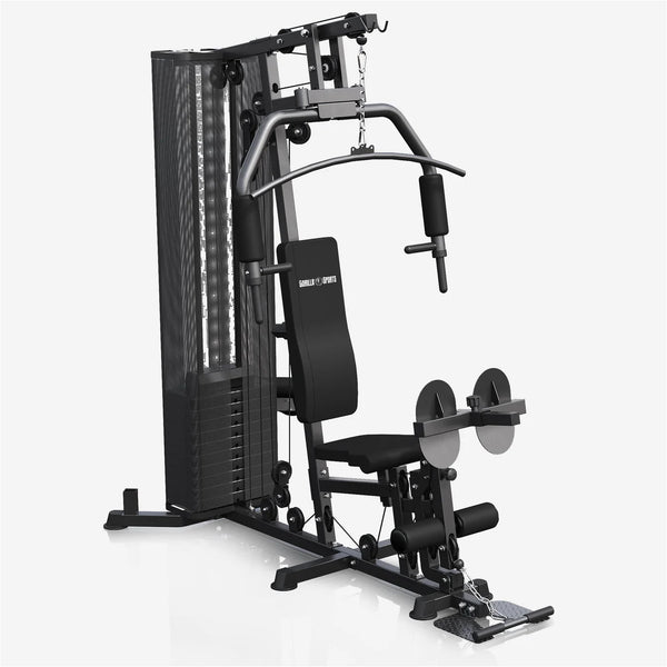 Statie de fitness multifunctionala, 218 x 204 x 106, negru, Gorilla Sports