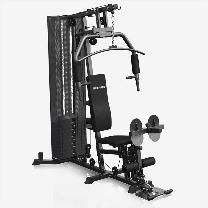 Statie de fitness multifunctionala, 218 x 204 x 106, negru, Gorilla Sports