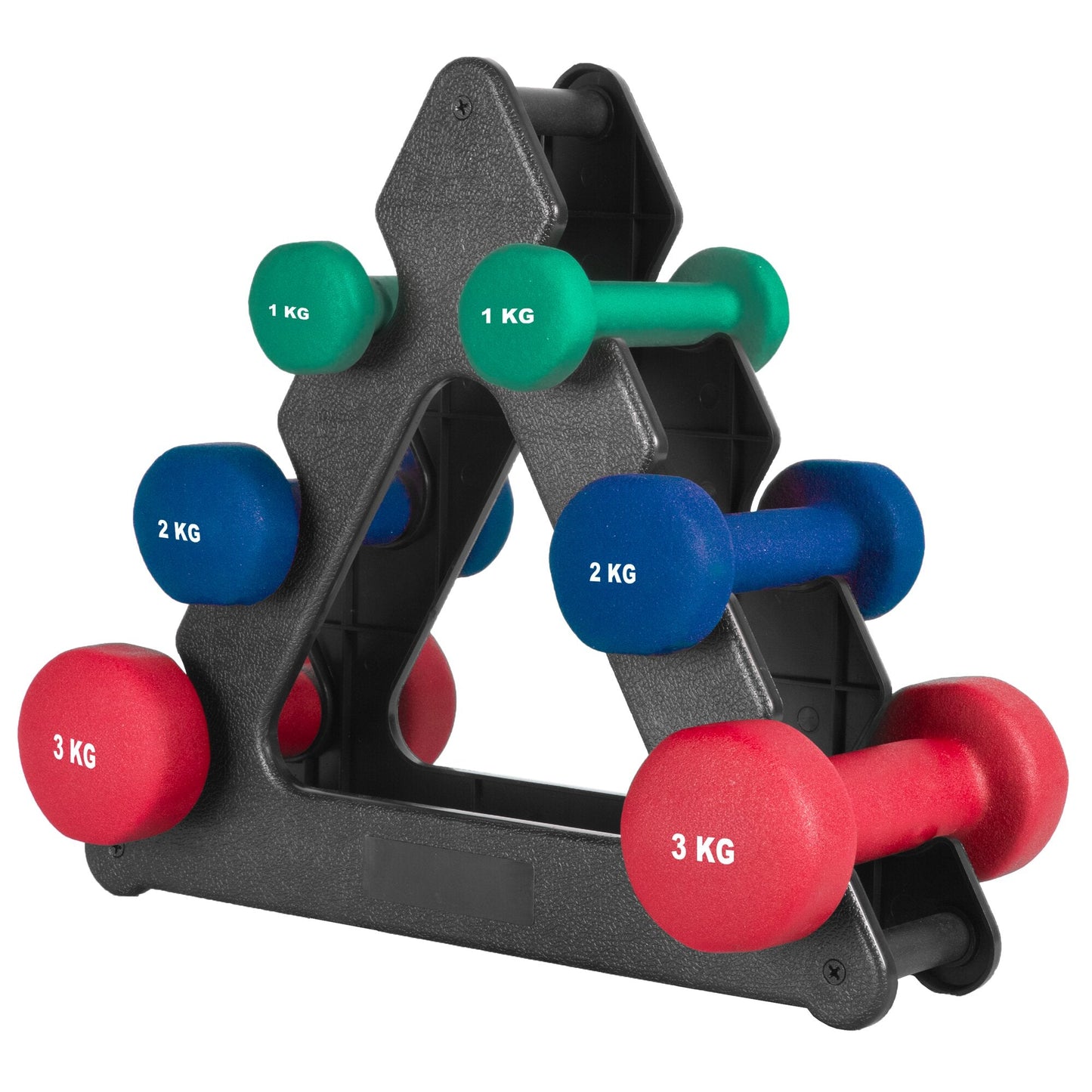 Halterele de gimnastică din neopren, rotunde, 1 - 10 kg
