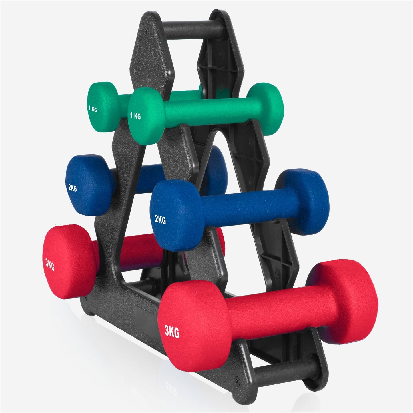 Halterele de gimnastică din neopren, rotunde, 1 - 10 kg