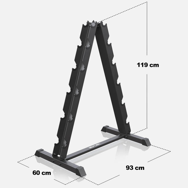 Suport Gantere, Negru, Gorilla Sports