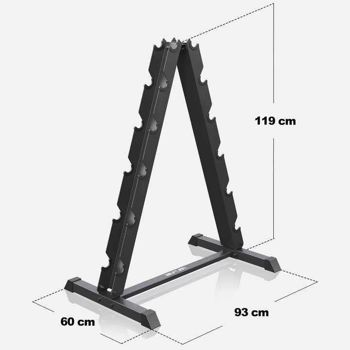 Suport Gantere, Negru, Gorilla Sports