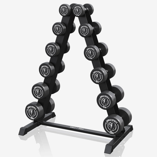 Suport Gantere, Negru, Gorilla Sports