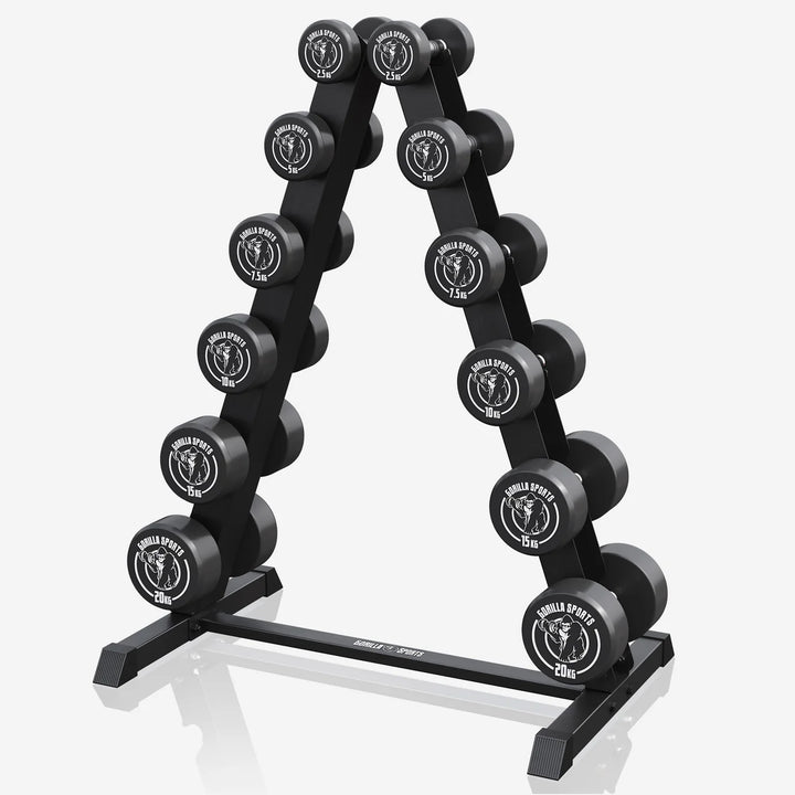 Suport Gantere, Negru, Gorilla Sports