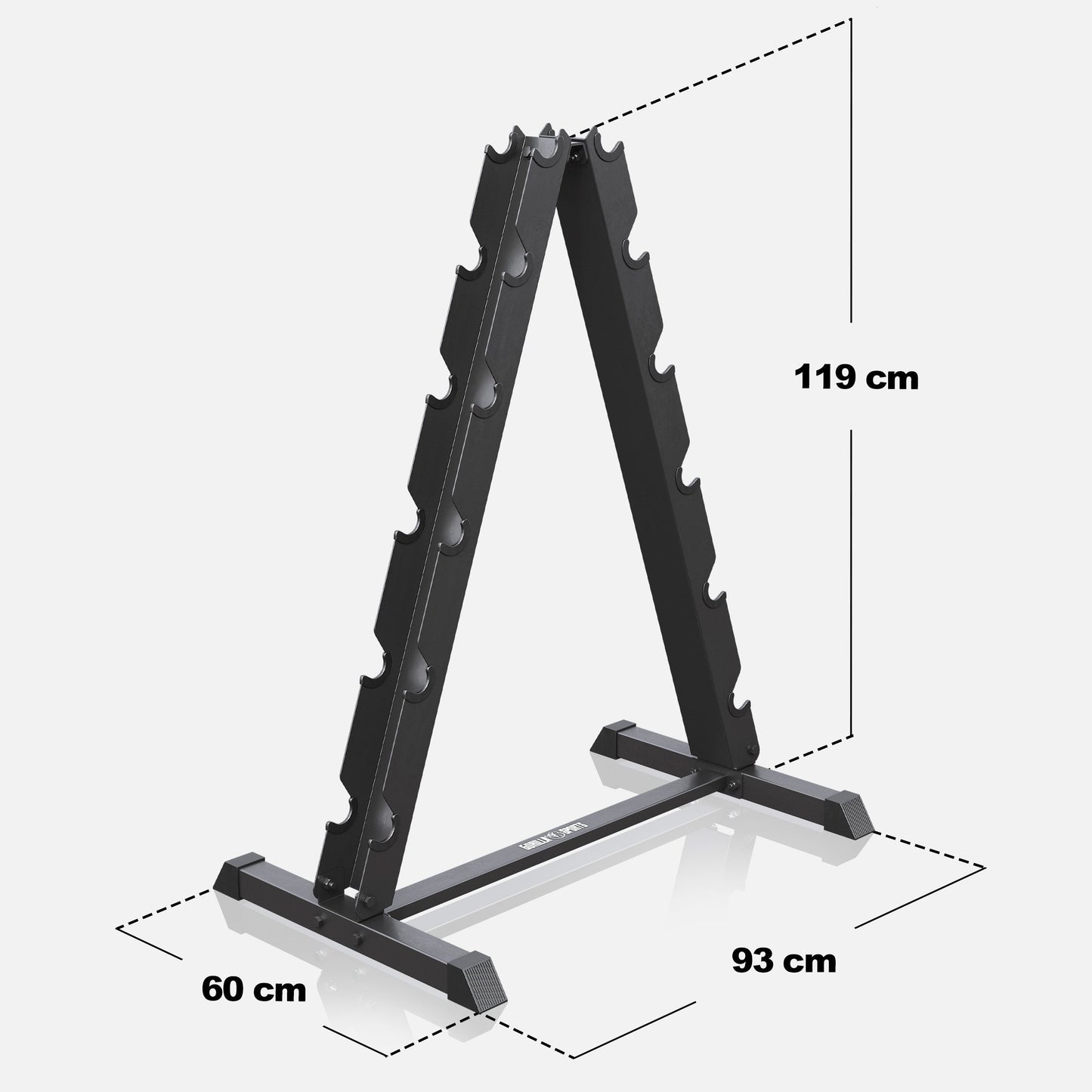 Suport pentru gantere Negru