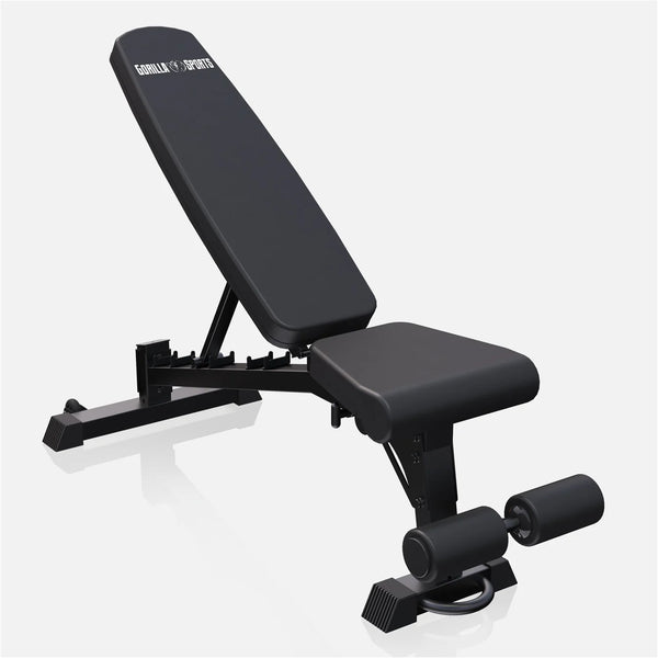 Banca Reglabila, Roti Transport, Negru, GORILLA SPORTS