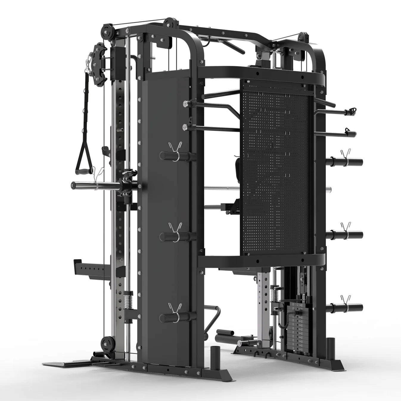 Smith Machine X5 cu greutati si accesorii incluse, negru