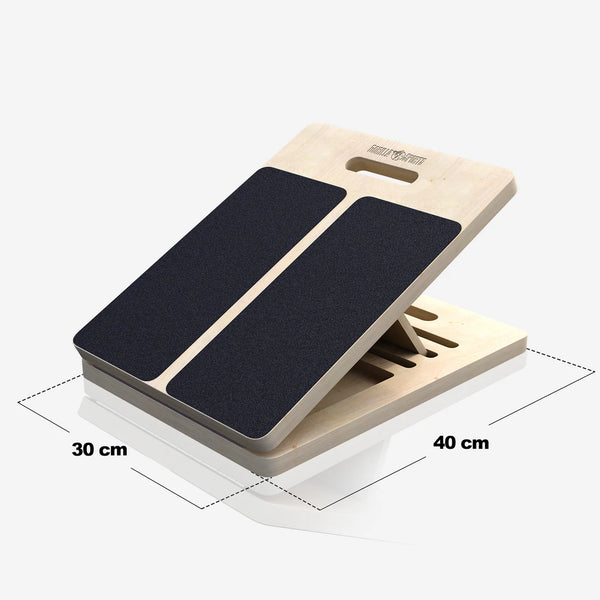 Placa inclinata reglabila din lemn pentru intinderea gambelor, Gorilla Sports