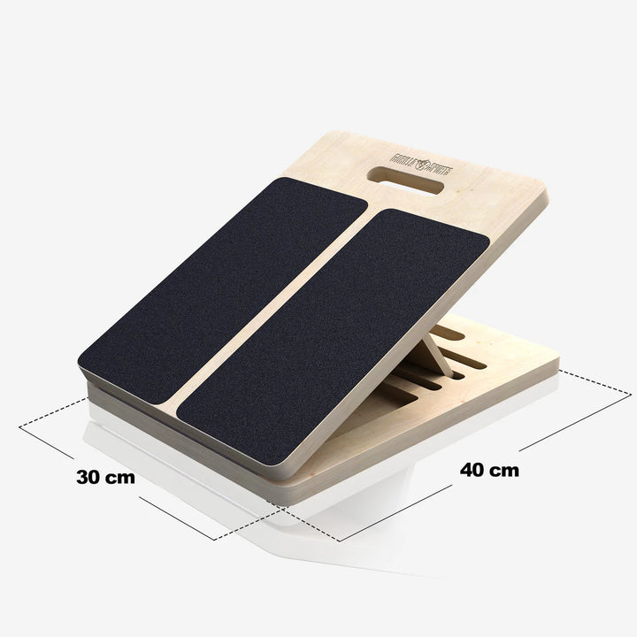 Placa inclinata reglabila din lemn pentru intinderea gambelor, Gorilla Sports