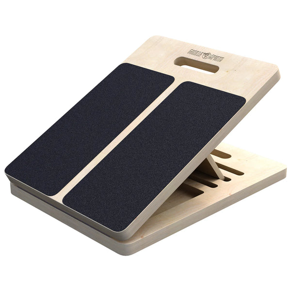 Placa inclinata reglabila din lemn pentru intinderea gambelor, Gorilla Sports
