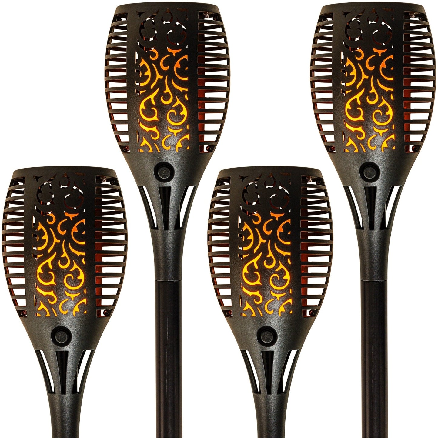 Set de 4 lampi solare tip torta
