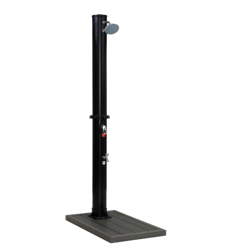Dus solar de gradina, 35 l, negru, cu element de podea