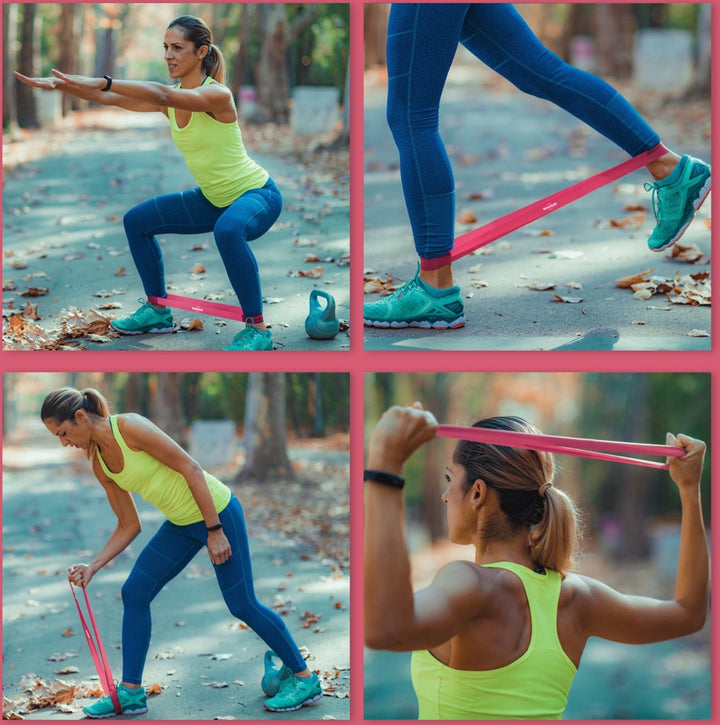 Bandă de fitness, roz, Lukadora