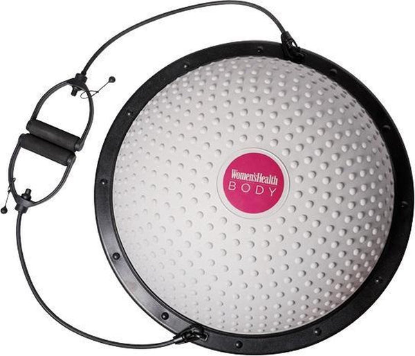 Minge exerciții de echilibru, gri, cu mânere, Lukadora