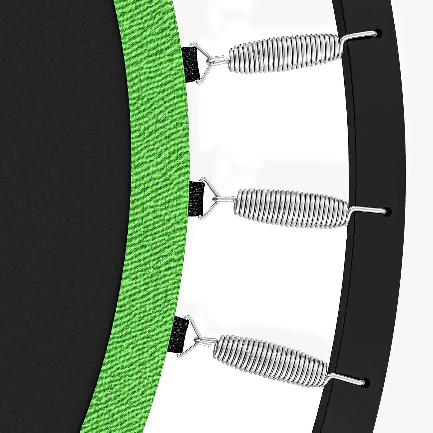 Trambulina fitness cu maner detasabil, pentru interior si exterior, pliabila, capacitate suportata 150 kg, negru/verde