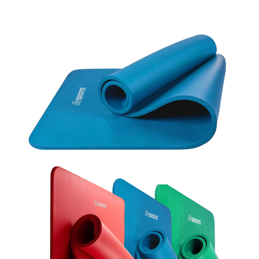 Covoras de yoga, 190 x 80 cm, grosime 1, 5 cm, antiderapant, pliabil, cu curea de transport, multiple culori ScSports