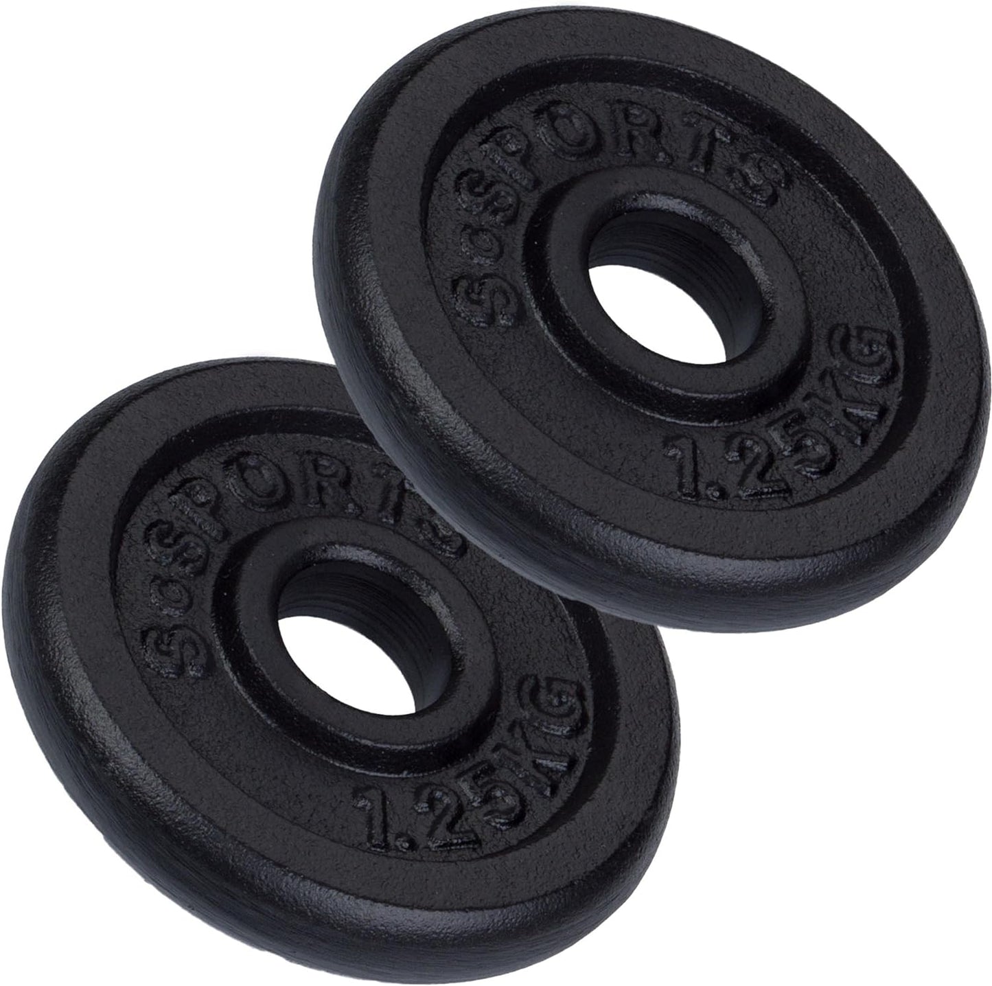 Set de placi de greutate, 2.5-5 KG, 30/31 mm, din fonta, negru ScSports