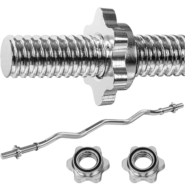 Bara SZ, MOVIT®, 120 cm, crom, piulite in stea - Gorilla Sports Ro