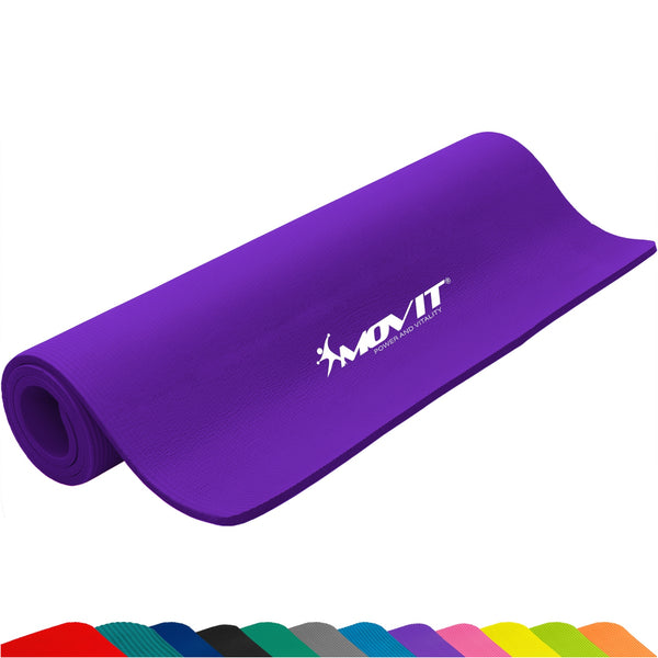 Covoras de gimnastica, MOVIT®, 190 x 60 x 1,5cm, Lila - Gorilla Sports Ro