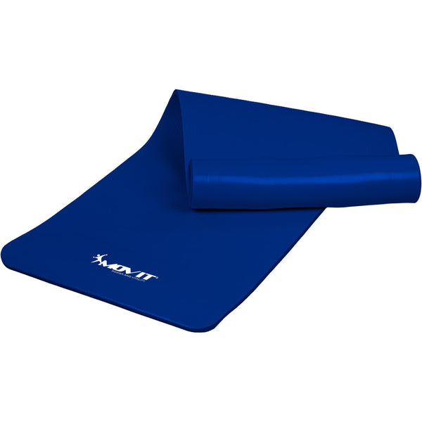 Covoras de gimnastica MOVIT®, 190 x 100 x1,5cm, albastru royal - Gorilla Sports Ro