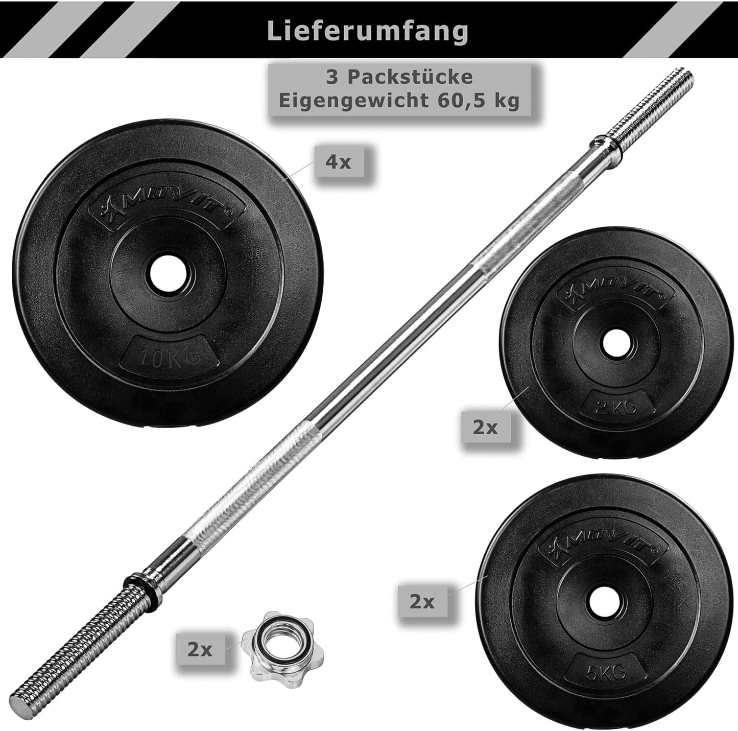 Set de haltere 30 - 60 kg